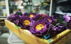 紙雕牡丹，花意正濃