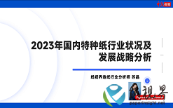  《2023年國內(nèi)特種紙行業(yè)狀況及發(fā)展戰(zhàn)略分析》第九期：2023年中國特種紙企及科研機(jī)構(gòu)取得專利情況及研究方向